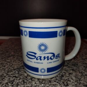 Source Unknown Blue and White Coffee Mug